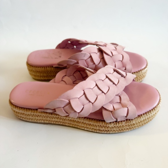 Cecelia New York Leather Grace Pink Sandals Size 8.5 - Picture 3 of 7